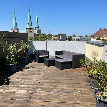 Zentrale Grosszuegige Dachterassen Whg Am Stadtpark In 15 Min Mit U-Bahn Zur Messe Norimberga Esterno foto